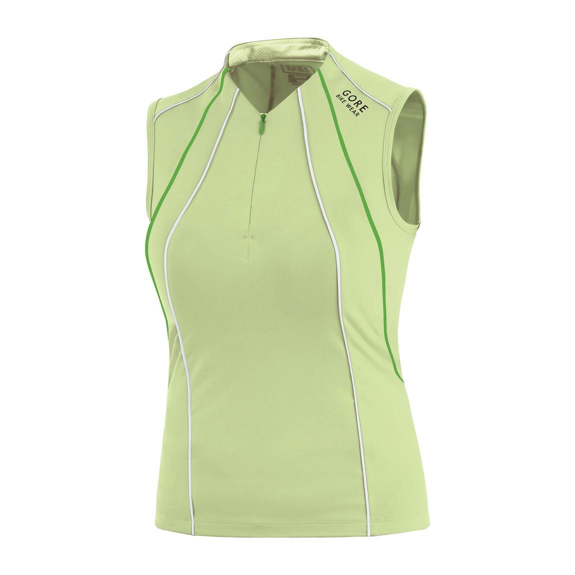 Foto Maillot Gore Bike Wear Phantom sin mangas color green tea/white/kiwi