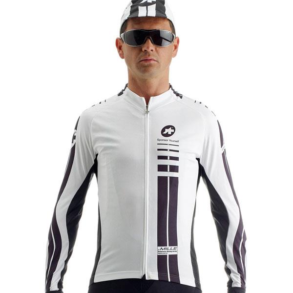 Foto Maillot hombre Assos Ls.mille White Panther