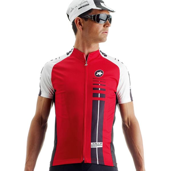 Foto Maillot hombre Assos Ss Mille Red Suisse