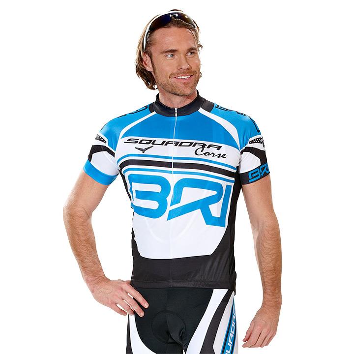 Foto Maillot mangas cortas Briko Klub blanco-azul-negro