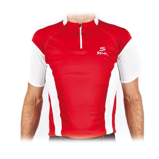 Foto Maillot Spiuk Anatomic M/C color rojo/blanco para hombre