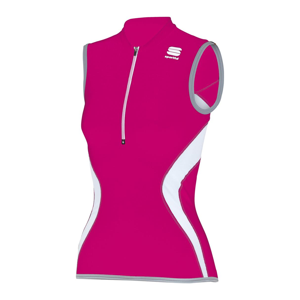 Foto Maillot Sportful Anakonda Sleeveless color rosa/blanco para mujer