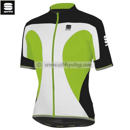 Foto Maillot Sportful Crank - Blanco/Verde/Negro