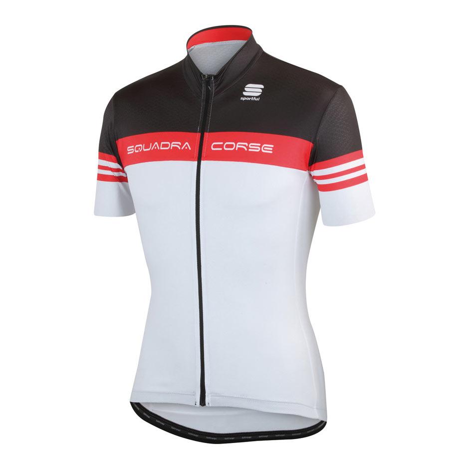 Foto Maillot Sportful Tour Jersey color negro/rojo
