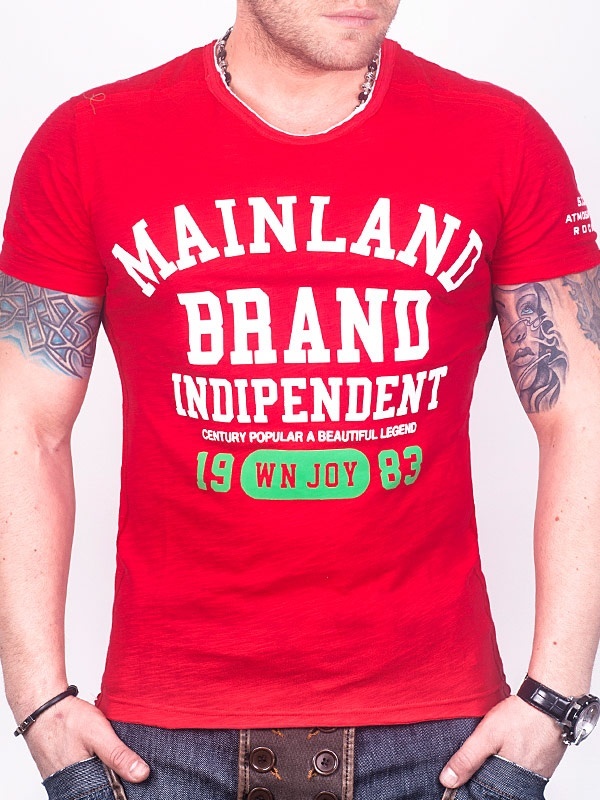 Foto Mainland Camiseta – Rojo - L
