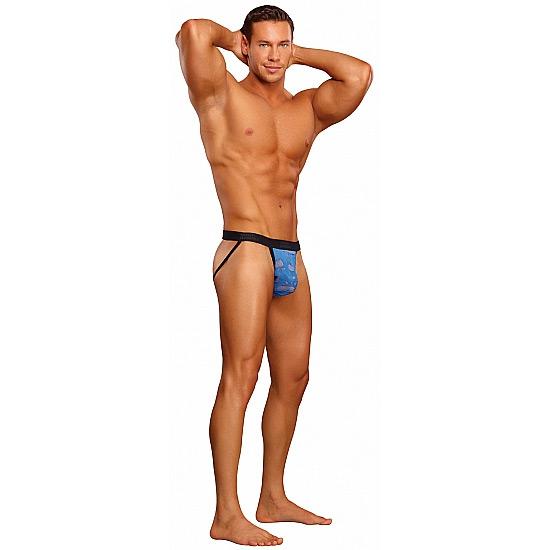 Foto Male Power Suspensorio Azul Efecto Agujereado