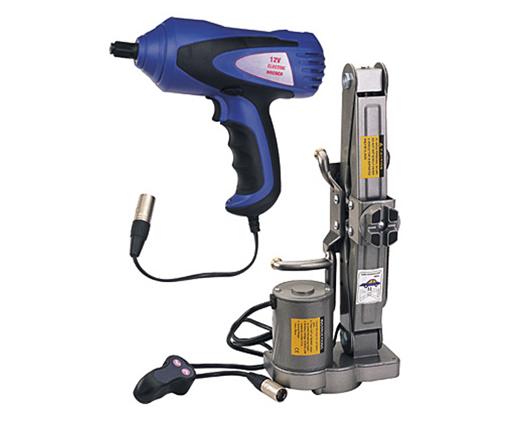 Foto maletín con llave de impacto y gato - dc-2000