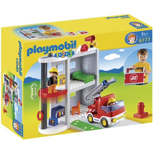 Foto Maletín Parque de Bomberos Playmobil 1.2.3