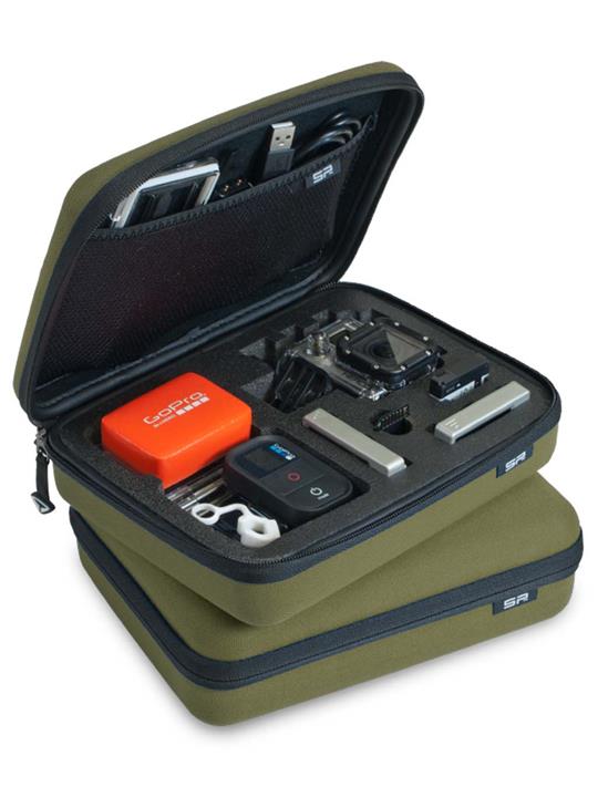Foto Maletín SP Cases Storage Case For Gopro Hero3 Cameras Verde Oscuro