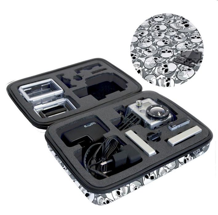 Foto Maletín transporte POV Case 3.0 pequeño para GoPro, calaveras