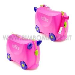 Foto Maleta Montable Trunki Trixie Rosa