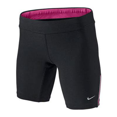 Foto Malla corta running Nike Filament Tight Short color negro y rosa para