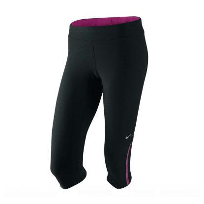 Foto Malla pirata running Nike Filament Capri color negro y rosa para