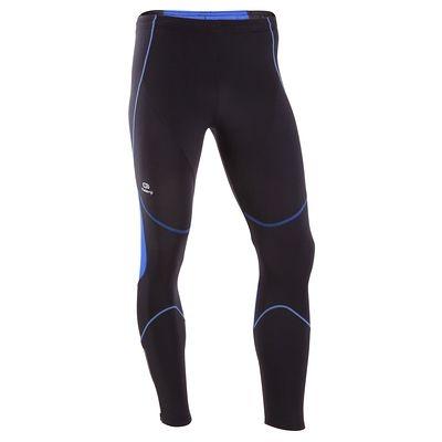 Foto Mallas Largas De Running Kalenji Kiprun Warm Negra Y Azul