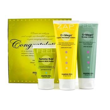 Foto Mama Mio - Set Congratulations! Crema Ducha 250ml + Crema Corporal Súper Rica 200ml + Crema Antiestrias 120ml 3pcs