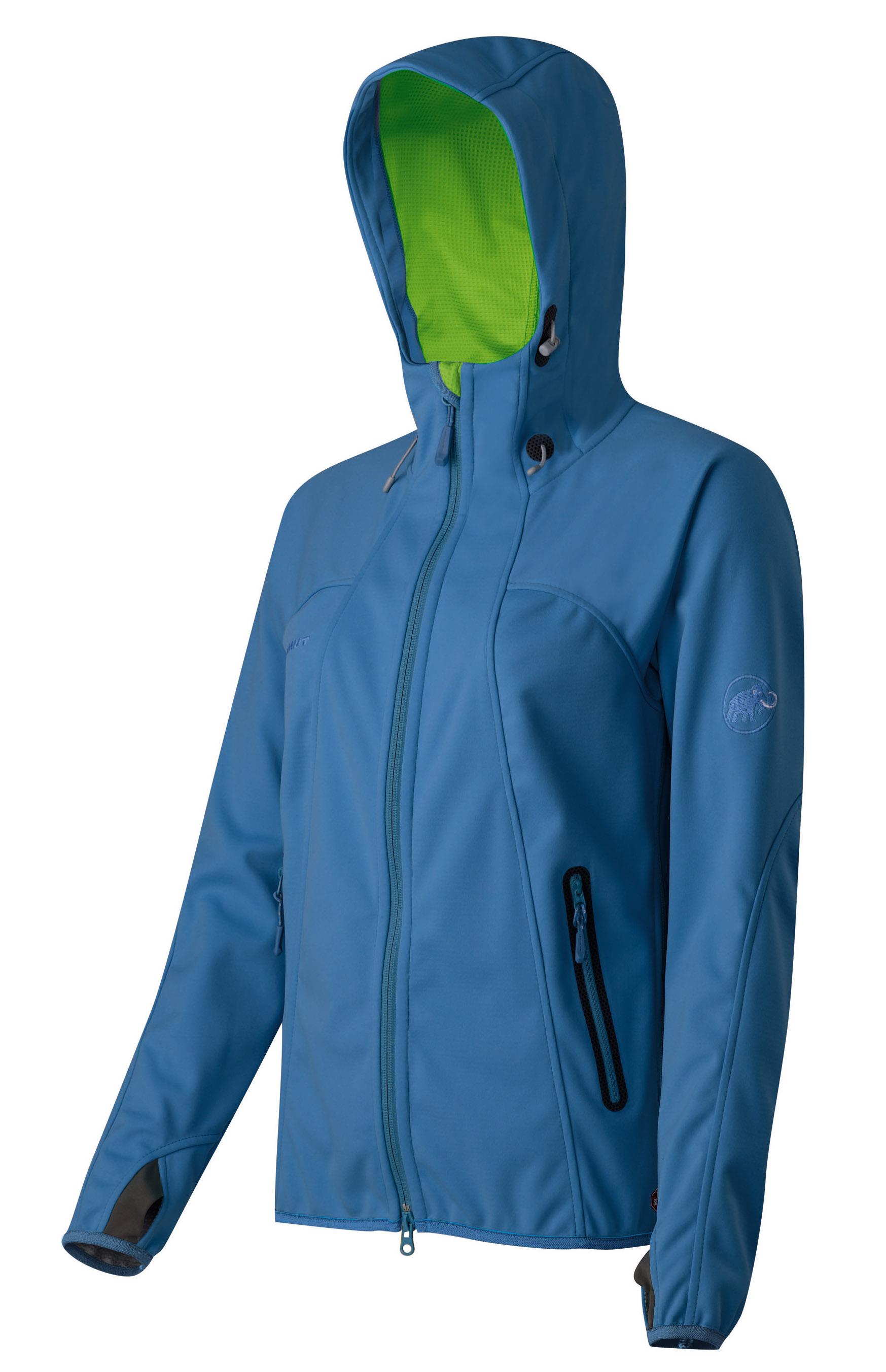 Foto Mammut Ultimate Chaqueta Soft Shell damas verde/azul, m