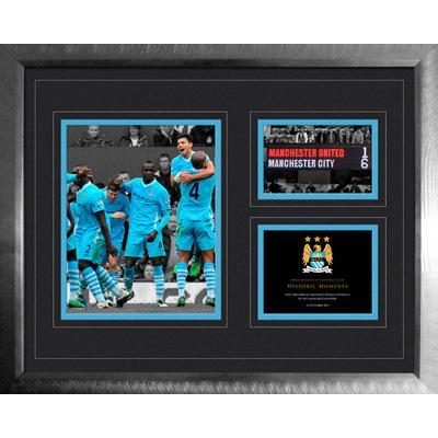 Foto Manchester City Historic Moments Picture 6-1 Derby 16x20