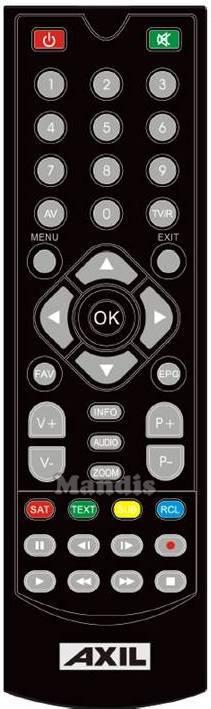Foto Mando a distancia original Axil RS0620M