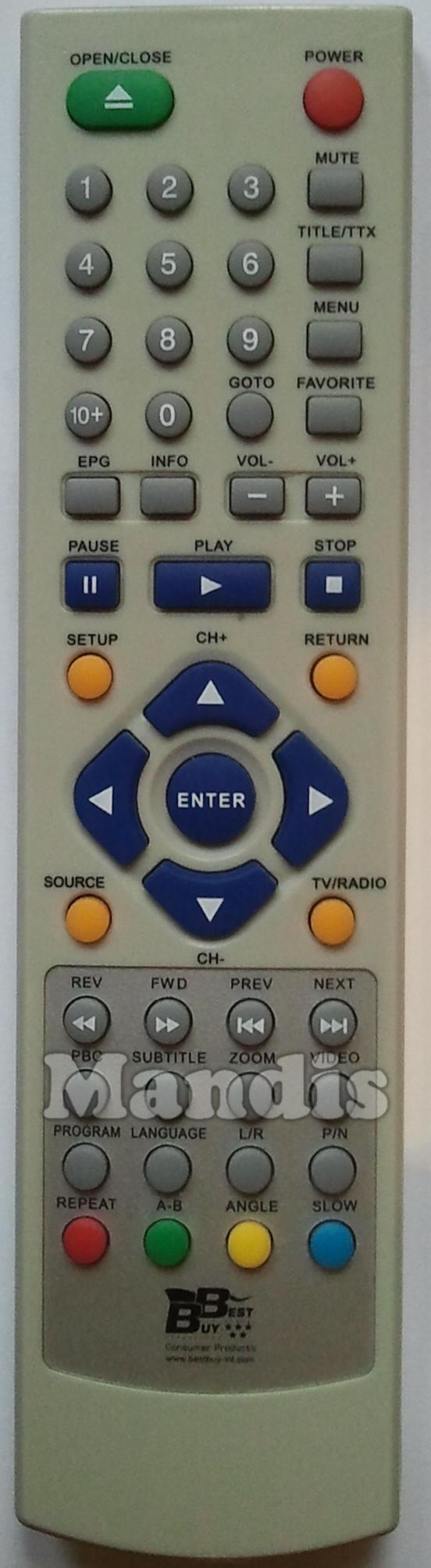 Foto Mando a distancia original Bestbuy EASYHOMECOMBO08