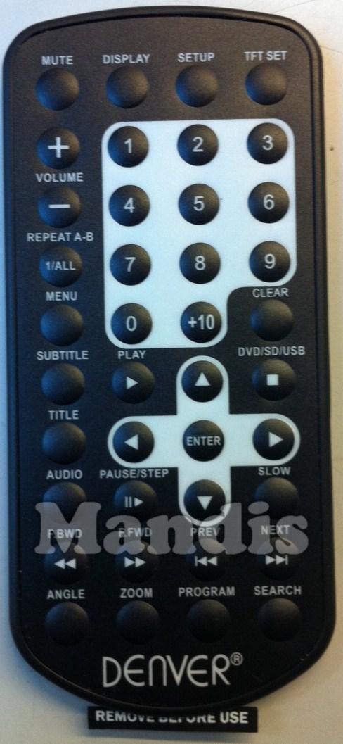 Foto Mando a distancia original Denver MTW746TWIN