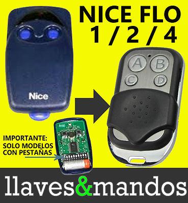 Foto Mando Compatible Para Copia De Nice Flo 1 Flo 2 Flo 4, 433  Remote Control
