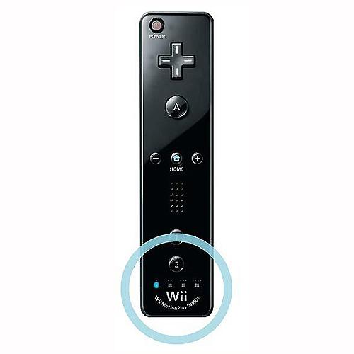 Foto Mando Remote Plus negro Wii