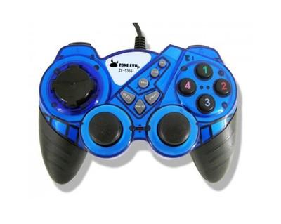 Foto Mando Zone Evil Pad Azul Ze-535s Pc/mac Usb