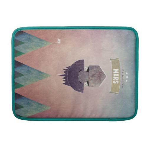 Foto Manga del ordenador portátil de Marte del planeta Funda Para...