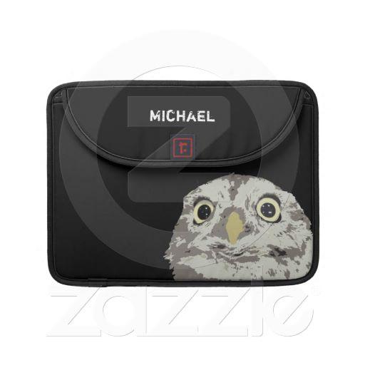 Foto Manga personalizada búho de plata de MacBook Fundas Macbook Pro