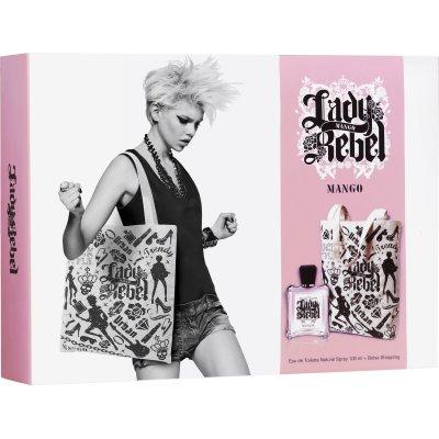 Foto mango estuche de colonia lady rebel vaporizador 100 ml. + bolsa