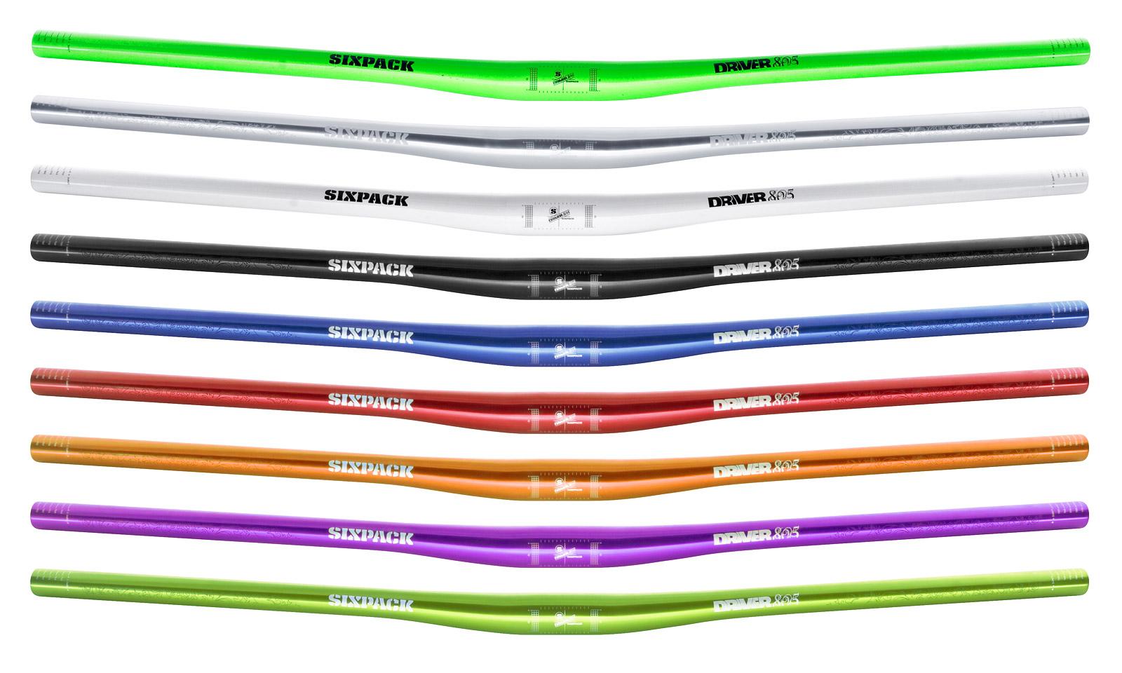 Foto Manillar Sixpack Driver805 Ultra Low Riser, morado pulido