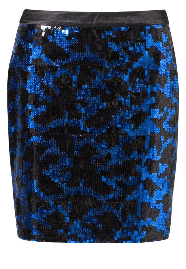 Foto Manoukian Falda acampanada azul