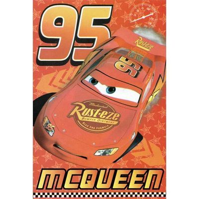 Foto Manta Disney Cars 95 Mcqueen 100x150 Cm Ninos Ropa Sabana Bebe Plaid Colcha Cama