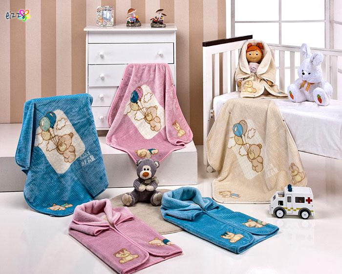 Foto Manta Mora Baby Coat Ositos