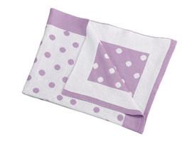 Foto Manta tricot para bebé Pops Lila