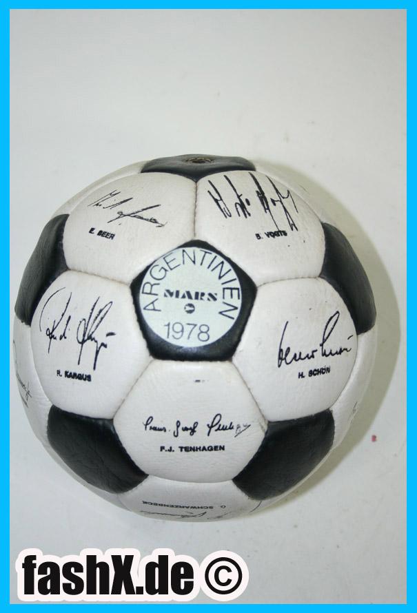 Foto manual signatura futbol 1978 Argentinien Mars