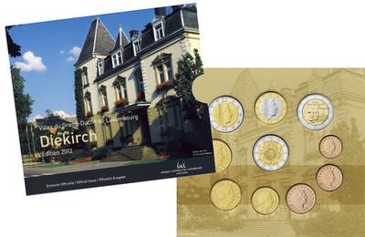 Foto Manueduc  Luxemburgo 2012 10 Monedas Las 3 De 2 Euros Diekirch Solo 10 000