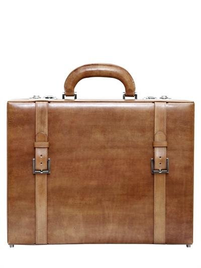 Foto manuel vanni 24 hour wood and leather briefcase