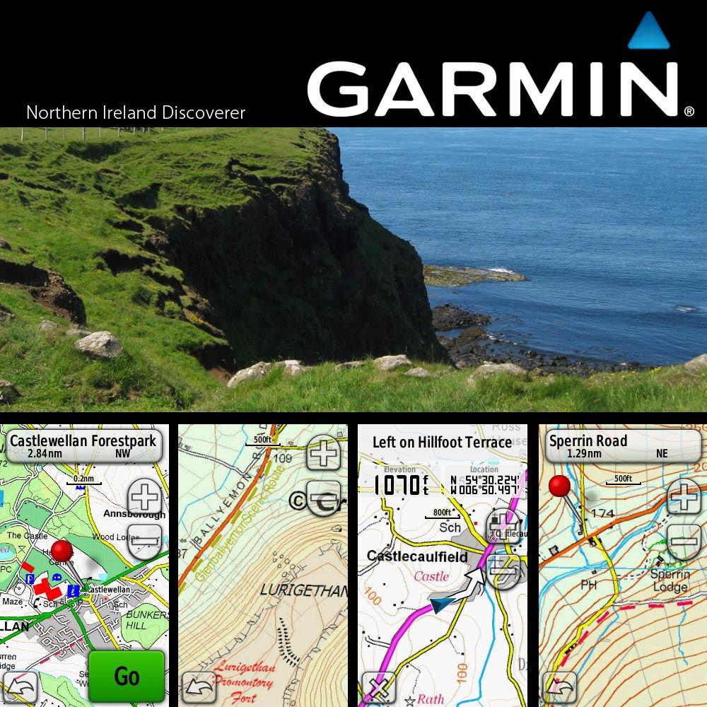 Foto Mapa GPS de Irlanda del Norte Garmin - Northern Ireland Discoverer
