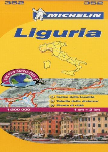 Foto Mapa Local Liguria (Michelin Regional Maps)