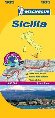 Foto Mapa Local Sicilia (Michelin Regional Maps)