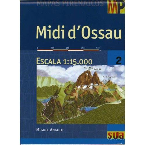 Foto Mapa Pirenaico: Midi D'ossau 1:15000