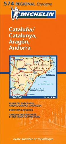 Foto Mapa Regional Cataluña, Aragón, Andorra (Michelin Regional Maps)