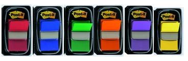 Foto Marca páginas Post-it de colores Color Verde
