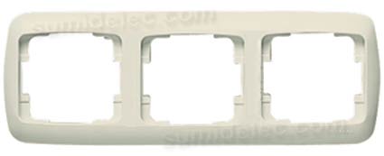 Foto Marco 3 Elementos Horizontal Blanco Marfil 82731bm Arco Niessen