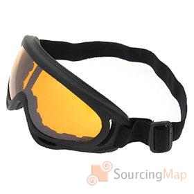 Foto marco negro lente naranja de esquí snowboard gafas deportivas gafas nv123