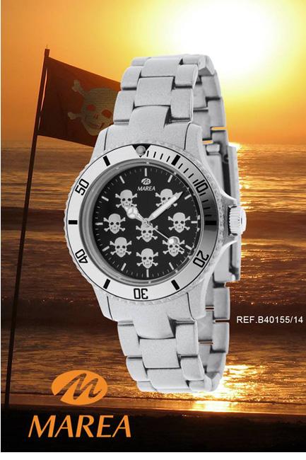 Foto marea - b40155-14 reloj marea calavera - para senora
