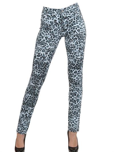 Foto maria escoté leopard lycra trousers