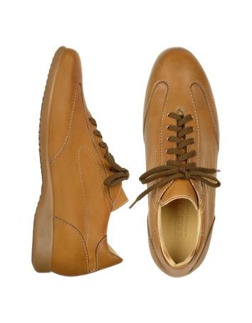 Foto Mariano Napoli Zapatos, Zapatos deportivos Piel Marrón Claro