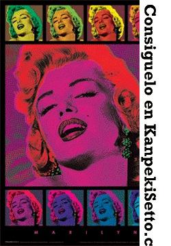 Foto Marilyn Monroe PÓster Efecto 3d Pop Art Spectrum 47 X 67 Cm